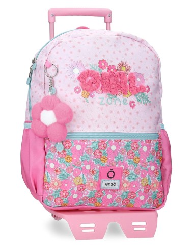 MOCHILA ADAP. 33CM. C/CARRO. ENSO GIRL ZONE
